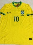 Ronaldinho Autographed Brazil Soccer Jersey with COA
