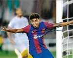Lamine Yamal Signed 8x10 FC Barcelona Photo