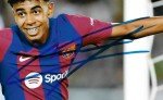 Lamine Yamal Signed 8x10 FC Barcelona Photo