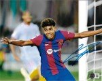 Lamine Yamal Signed 8x10 FC Barcelona Photo