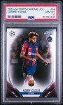 Lamine Yamal 2023 Topps Chrome Barcelona Rookie Card