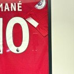 Framed Sadio Mané Liverpool Jersey Display