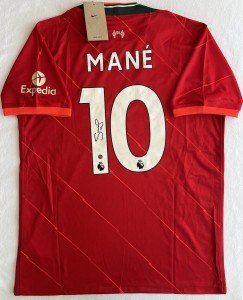 Sadio Mané Liverpool Signed Home Jersey 21/23