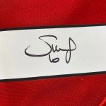 Signed Sadio Mane Liverpool Red Soccer Jersey