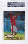 1996 Merlin David Beckham Gold Card #92 BGS 8.5