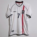 David Beckham 2002 England Retro Jersey Men's M