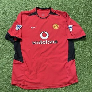 Manchester United 2002/2004 Beckham Home Jersey XL