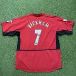 Manchester United 2002/2004 Beckham Home Jersey XL