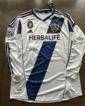 David Beckham Adidas Long Sleeve Jersey - LA Galaxy