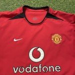 Manchester United 2002/2004 Beckham Home Jersey XL