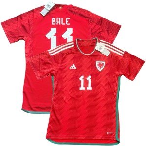 Wales 2022 Home Jersey #11 Bale – Medium