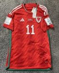 Wales Adidas 2022 Gareth Bale Home Jersey