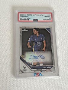 Sam Kerr Auto Refractor PSA 10 UCL Card