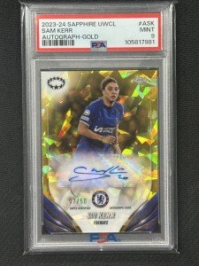 Sam Kerr 2023-24 Topps Chrome Gold Auto