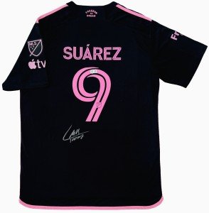 Luis Suarez Signed Inter Miami Black Jersey