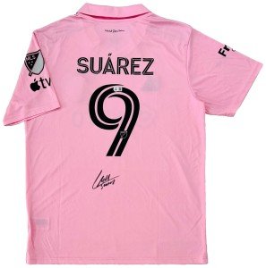 Luis Suarez Signed Inter Miami CF Pink Jersey