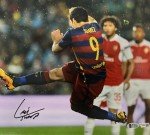 Luis Suarez Signed Barcelona Soccer Photo - 11x14