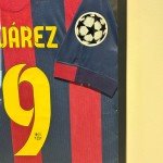 Framed Barcelona Luis Suárez Jersey Display
