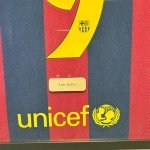 Framed Barcelona Luis Suárez Jersey Display