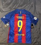 Luis Suarez FC Barcelona Home Jersey 2016/17 - Medium
