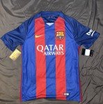 Luis Suarez FC Barcelona Home Jersey 2016/17 - Medium