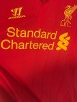 Luis Suarez 2012-13 Liverpool Home Jersey - Men’s M