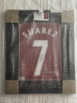 Luis Suarez Signed Liverpool Jersey Print with Frame