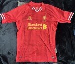 Luis Suarez 2013/2014 Liverpool Home Jersey - Medium