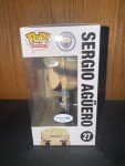 Sergio Agüero Autographed Funko Pop Figure