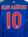 Sergio Agüero 2010-2011 Atletico Madrid Away Shirt