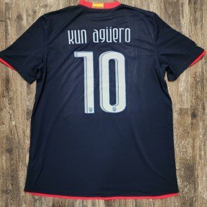 2009 Nike Atletico Madrid Away Jersey - Agüero