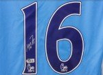 Sergio Aguero Signed Manchester City Jersey #16