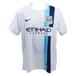 Sergio Aguero Autographed Manchester City Jersey #16