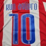 2008 Nike Atletico Madrid Home Jersey - Agüero