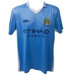 Sergio Aguero Signed Manchester City Jersey #16