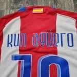 2008 Nike Atletico Madrid Home Jersey - Agüero