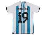 Sergio Aguero Autographed Argentina Jersey #19