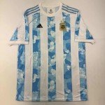 Sergio Aguero Signed Argentina Blue Soccer Jersey
