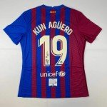 Signed Sergio Aguero Barcelona Jersey with COA