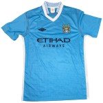 Sergio Aguero Signed Manchester City Soccer Jersey