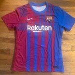 Sergio Aguero Autographed Barcelona Soccer Jersey