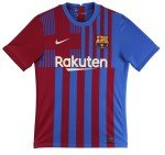 Authentic Sergio Aguero Signed Barcelona Nike Jersey