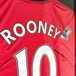 Framed Wayne Rooney Manchester United Jersey