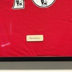 Framed Wayne Rooney Manchester United Jersey