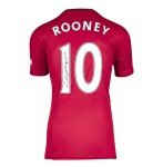 Wayne Rooney Signed Manchester United Home Jersey