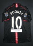 Wayne Rooney 2007-2008 Manchester United Away Jersey
