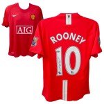 Wayne Rooney Autographed Manchester United Jersey #10