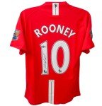 Wayne Rooney Autographed Manchester United Jersey #10