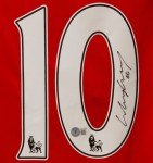 Wayne Rooney Autographed Manchester United Jersey #10