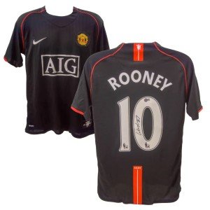 Wayne Rooney Signed Manchester United Jersey #10